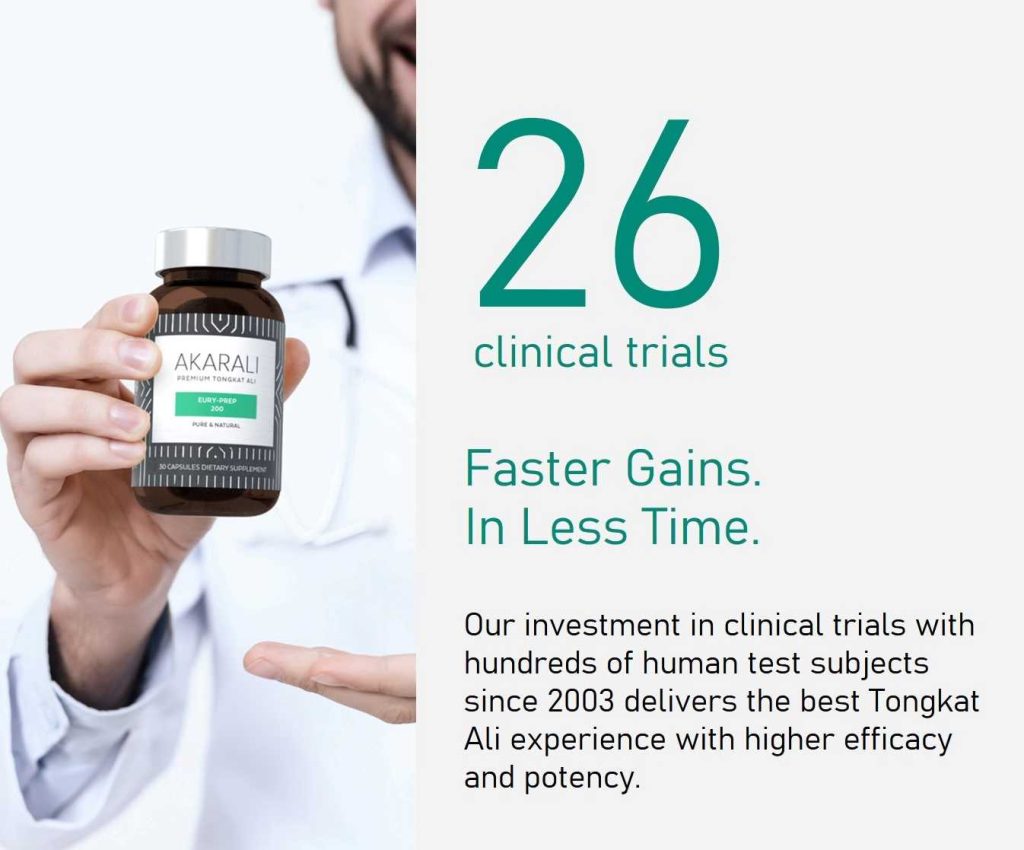 Tongkat Ali 60 capsules Standardized Hot Water Root Extract