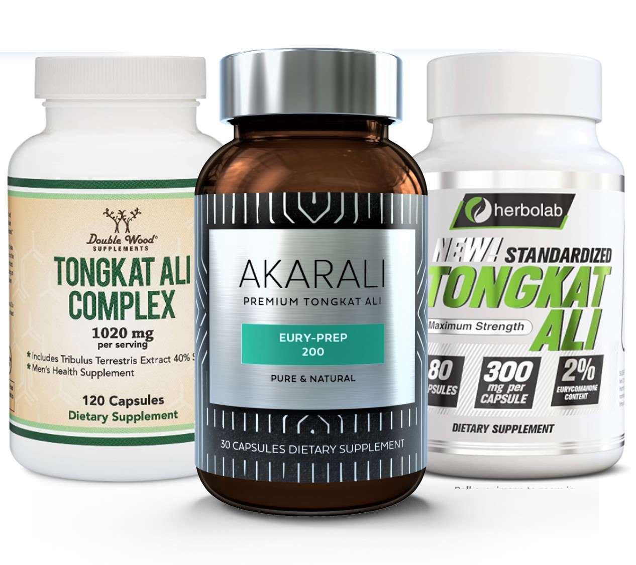 Tongkat Ali Extract - 120 x 500 mg capsules by Double Wood Supplements -  Male Health Support Supplement