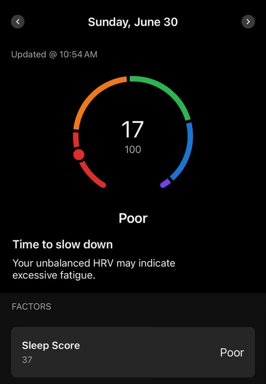 Fitness Tracker Recovery